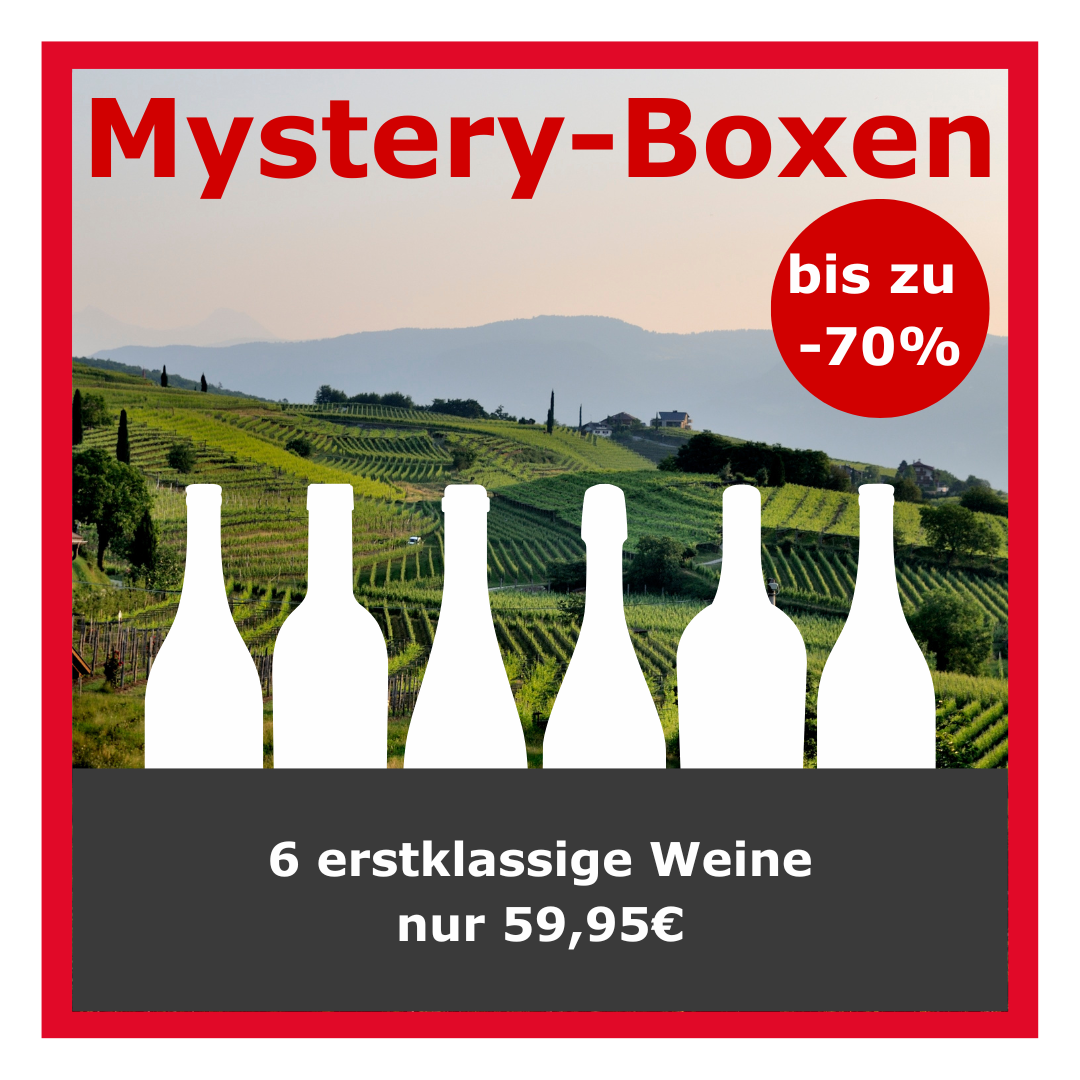 Weinpaket Mystery Box - 6 Flaschen