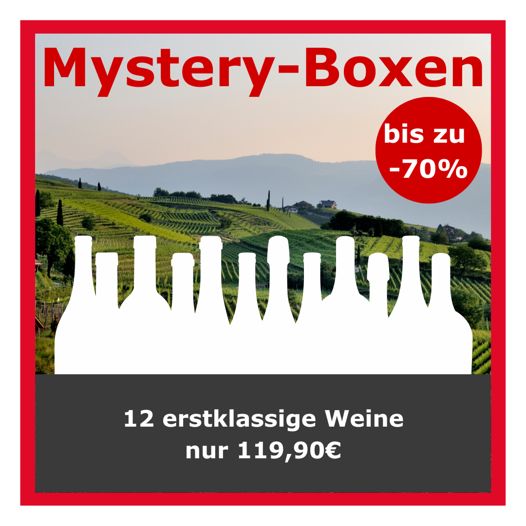 Weinpaket Mystery Box 12 Flaschen
