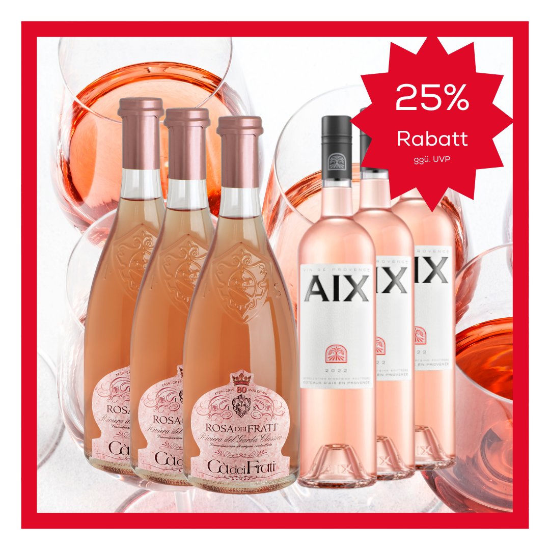 Weinpaket - Rosé - AIX & Cà dei Frati